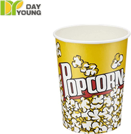 Paper Popcorn Cups 32oz - Popcorn Paper Cup Png (771x658), Png Download