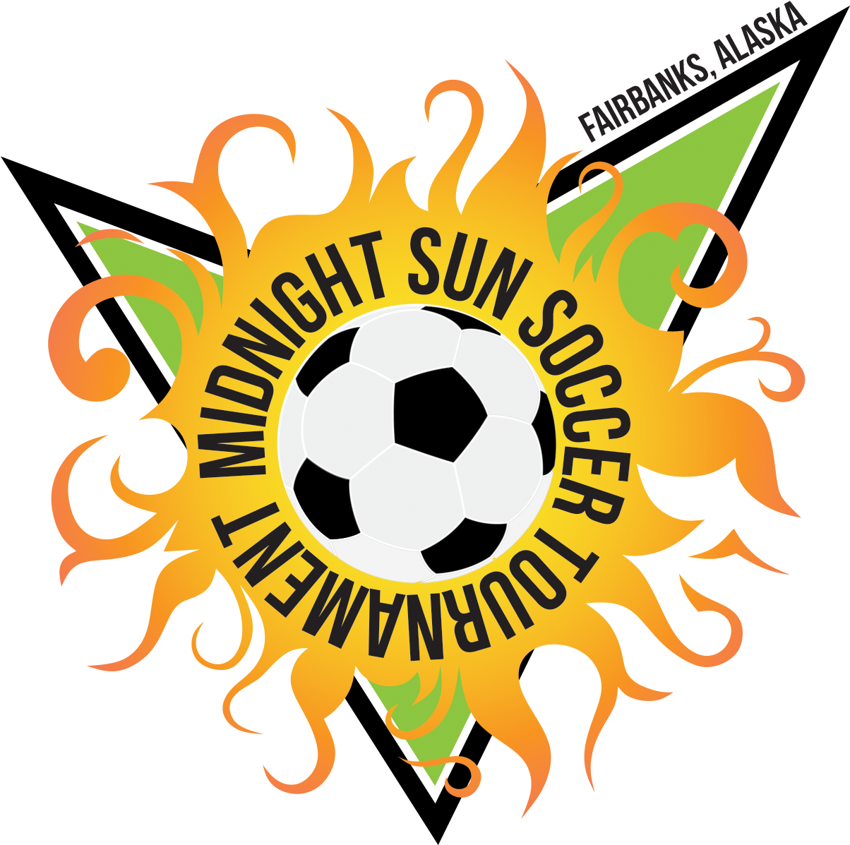 The 2019 Midnight Sun Soccer Tournament Will Take Place - Graphic Design (1253x1256), Png Download