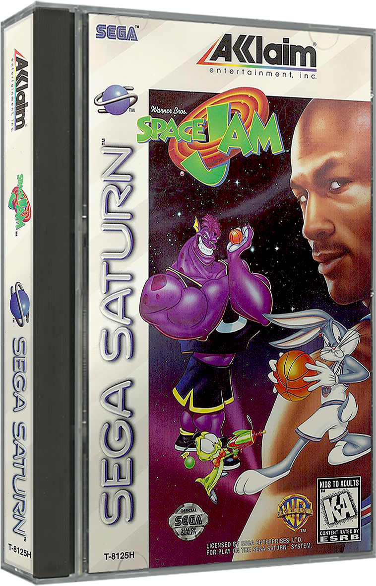 Space Jam - Space Jam Sega Saturn (787x1208), Png Download