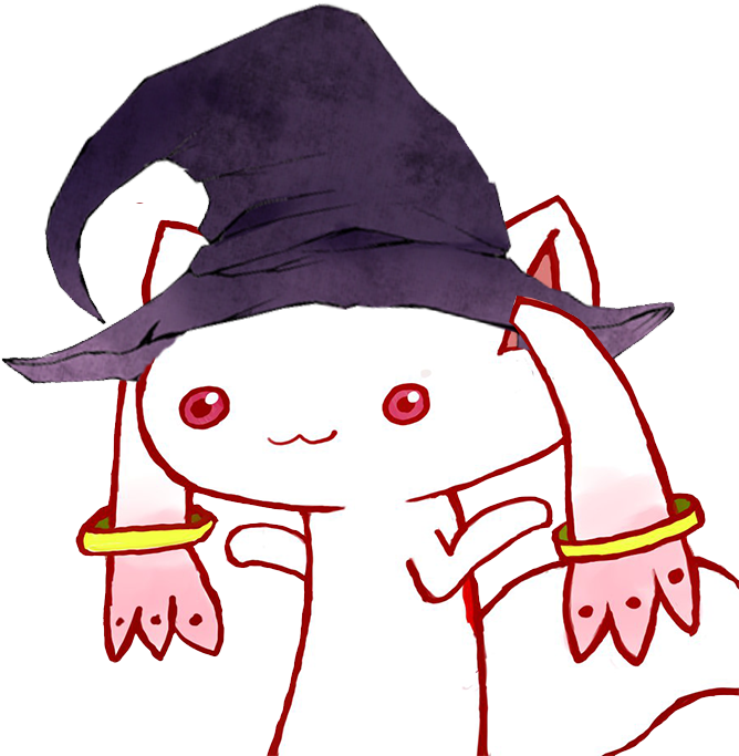 Sticker Kikoojap Kyubey Incubator Magic - Cartoon (689x690), Png Download