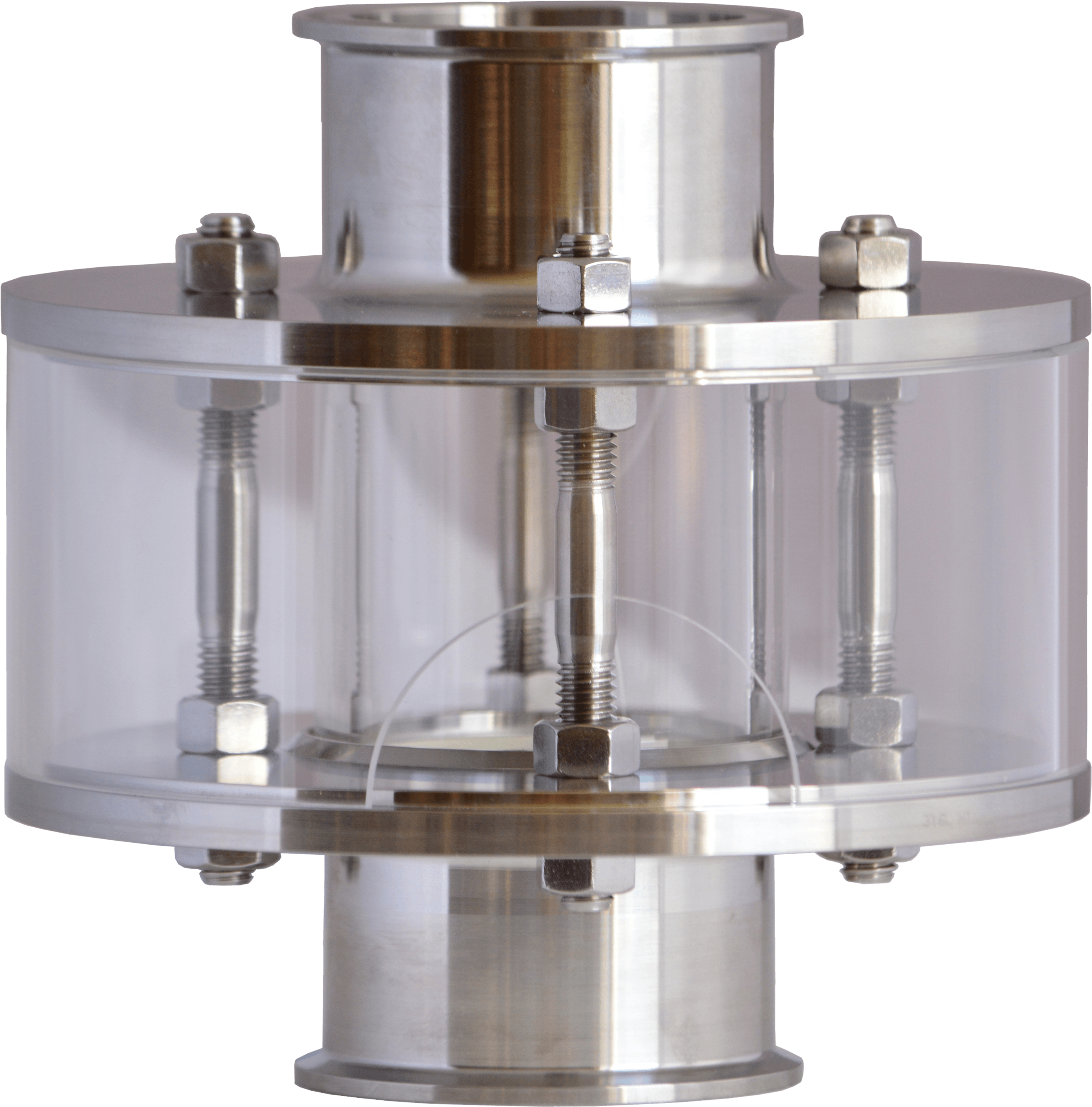 Sight Glass Bolt Style With Shield - Flange (3000x3000), Png Download