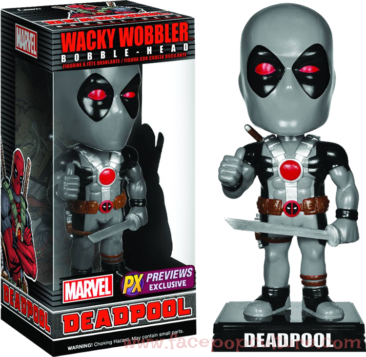 Details About Funko Marvel Deadpool X-force Wacky Wobbler - Wacky Wobbler (750x732), Png Download