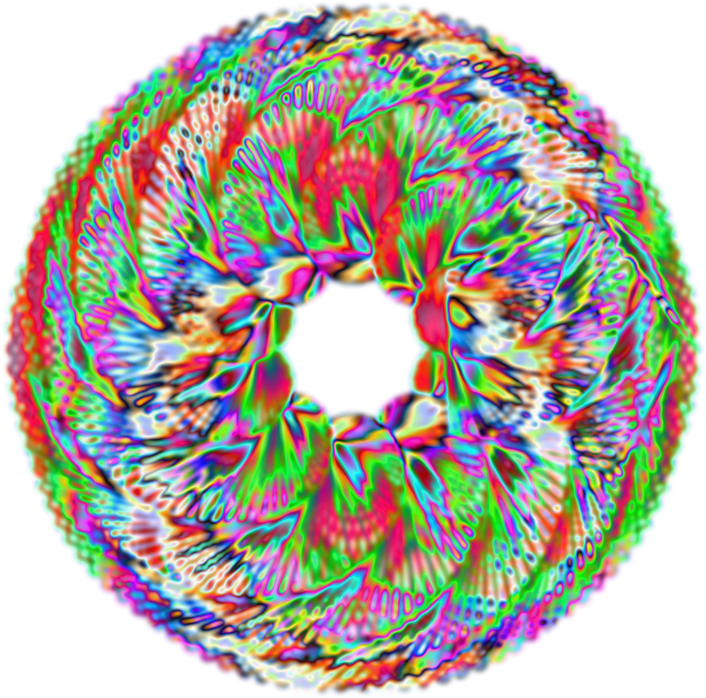 This Free Icons Png Design Of Colorful Spirograph Variation (2400x2372), Png Download