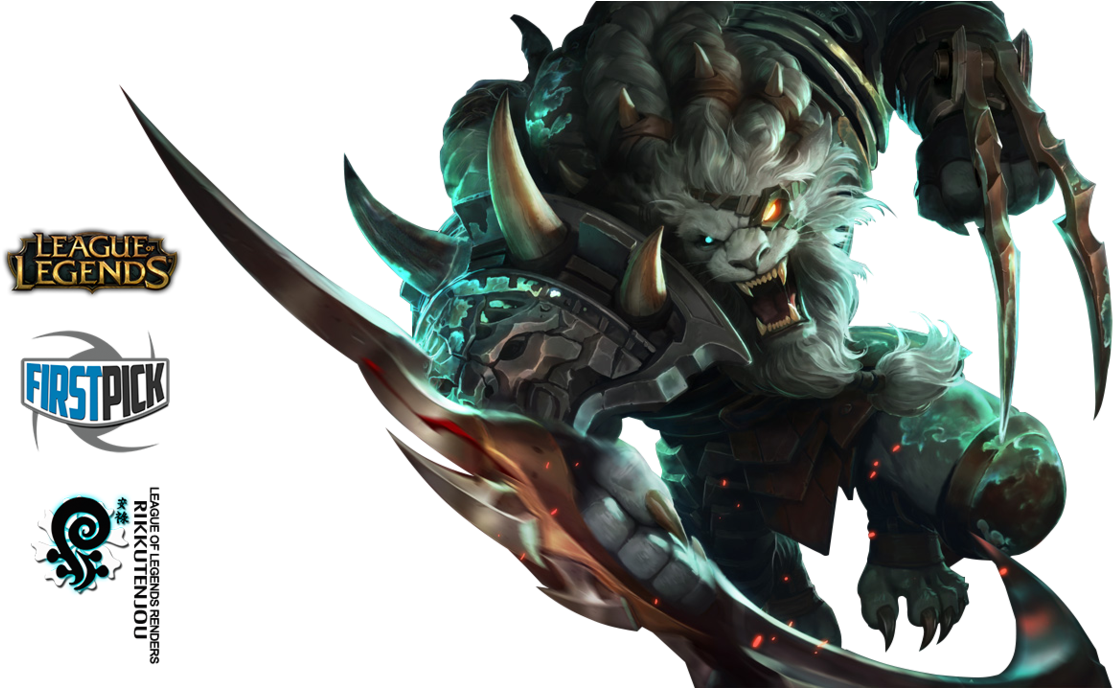 Rengar Fan Art - League Of Legend Png (1164x687), Png Download
