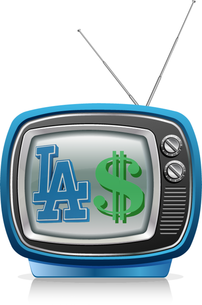 Dodgers Dollar Sign - Television (700x1060), Png Download