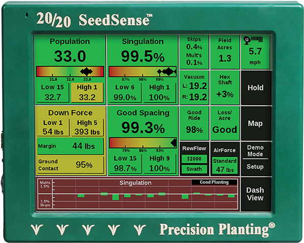 2020 Seedsense Argis2000 Listowel - Precision Planting 20 20 Downforce (695x565), Png Download