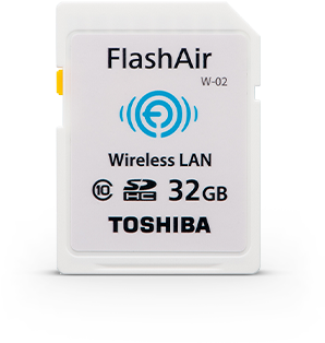 Toshiba Archive Datasheet Wireless Sd Card Flashair - Memory Card (640x640), Png Download
