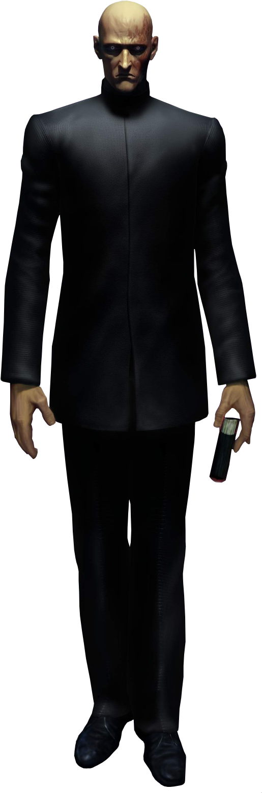 Arkham From Devil May Cry 3 Official Art - Devil May Cry 3 Characters (597x1580), Png Download