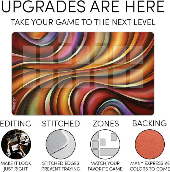 No Matter What Trading Card Game You Play, You Can - Abc Custom Playmat (600x600), Png Download