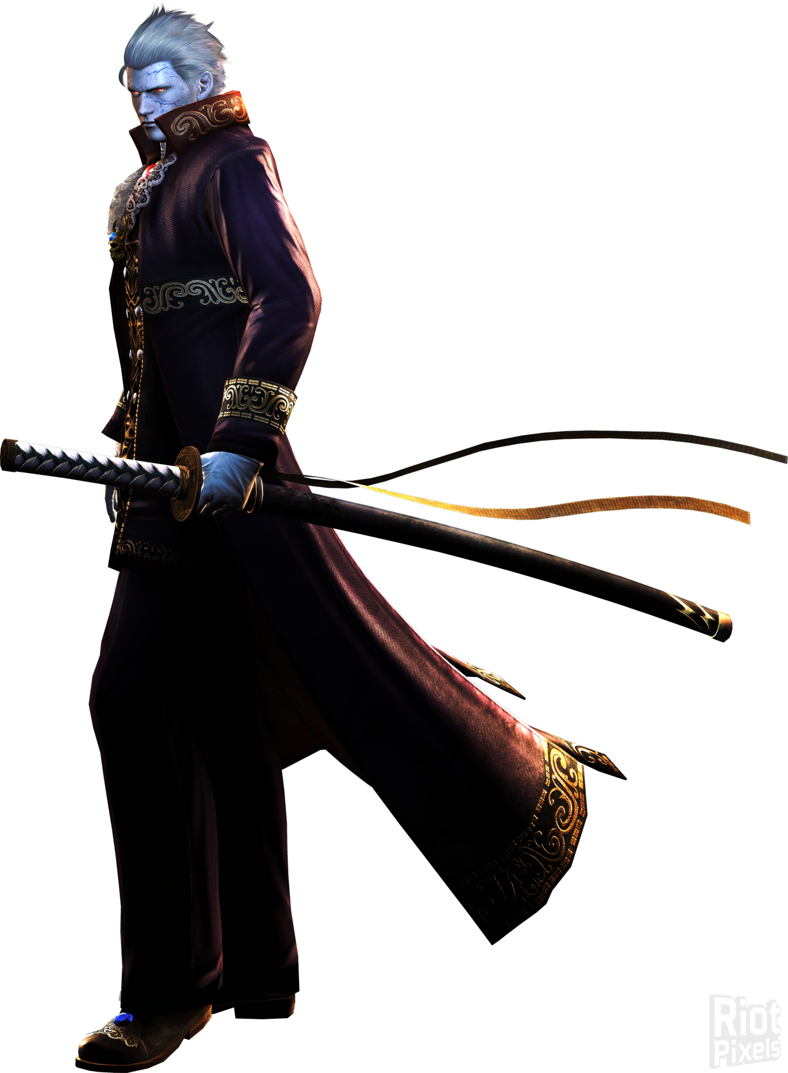 Devil May Cry 4 Corrupt Vergil (1587x2160), Png Download