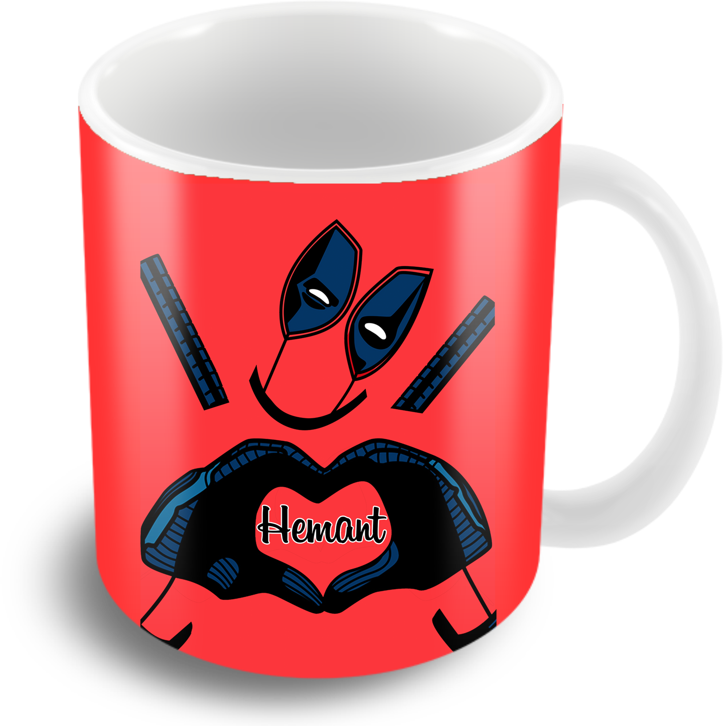 Deadpool Coffee Mug - Pokemon Tazas Personalizadas (1500x1500), Png Download