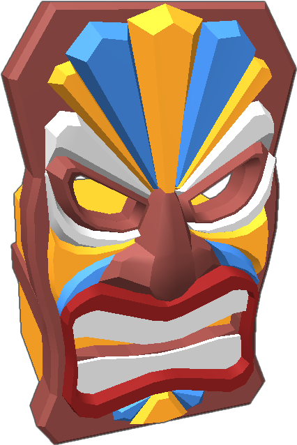 The Tiki Mask Alone Costs Already 330 Coins - Mask (768x768), Png Download
