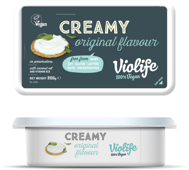 Violife Creamy Vegan Cheese - Violife Creamy (800x800), Png Download