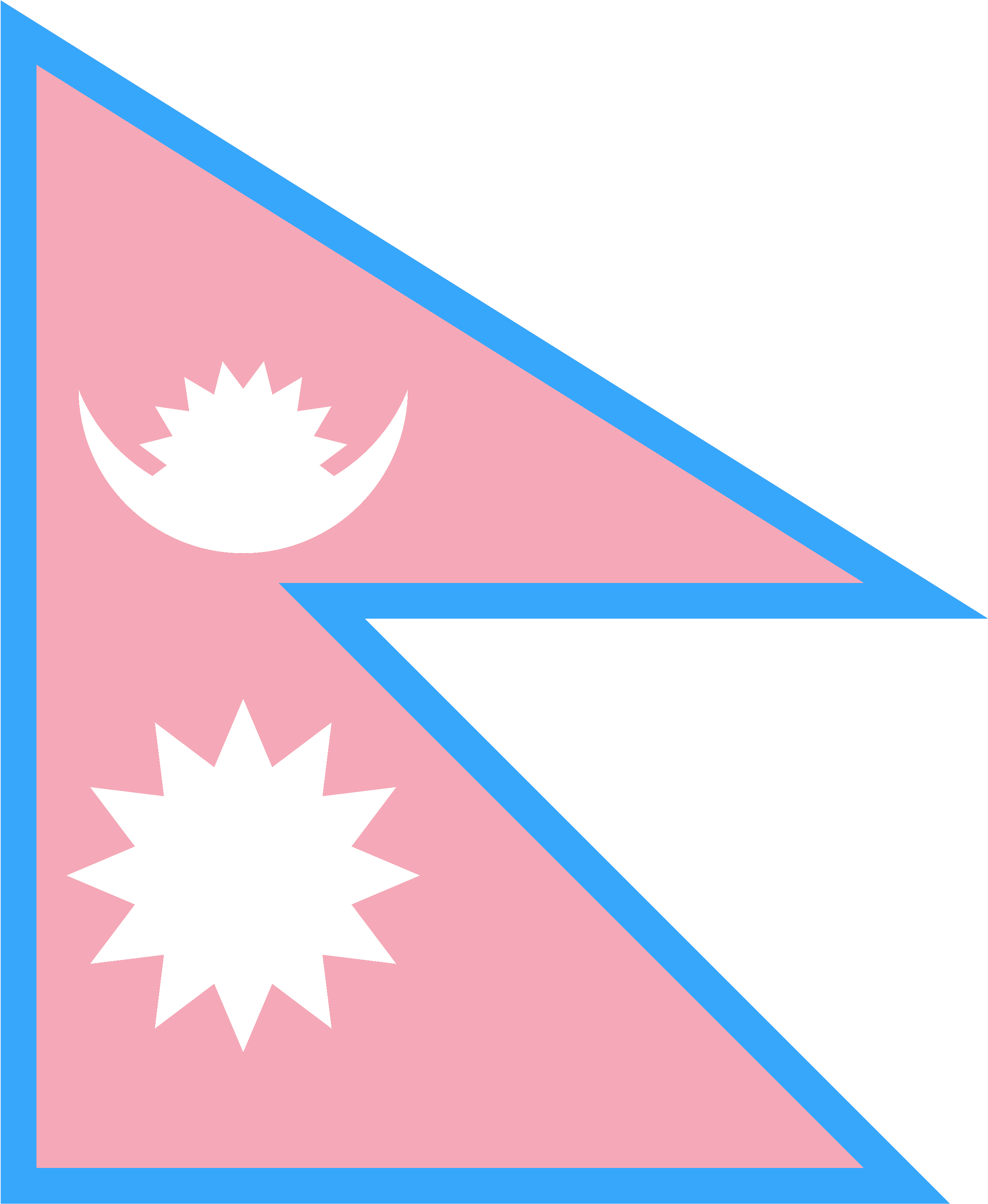 More Flags Here - Nepal Flag And Map (2560x3129), Png Download