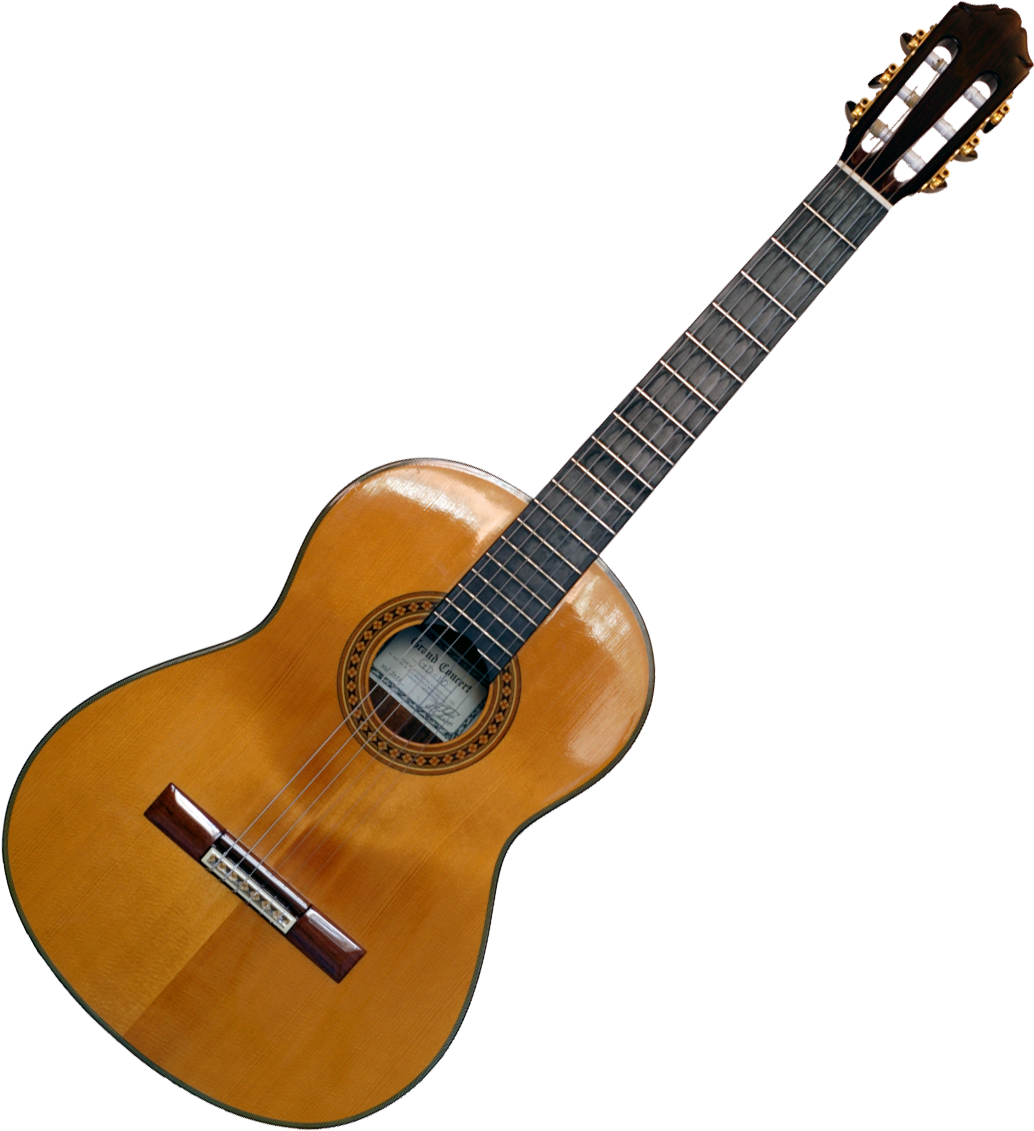 Ficheiro - Classicalguitar - Classical Guitar (1034x1131), Png Download