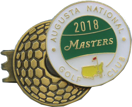 2018 Masters Tournament Dated Hat Clip - Circle (582x582), Png Download
