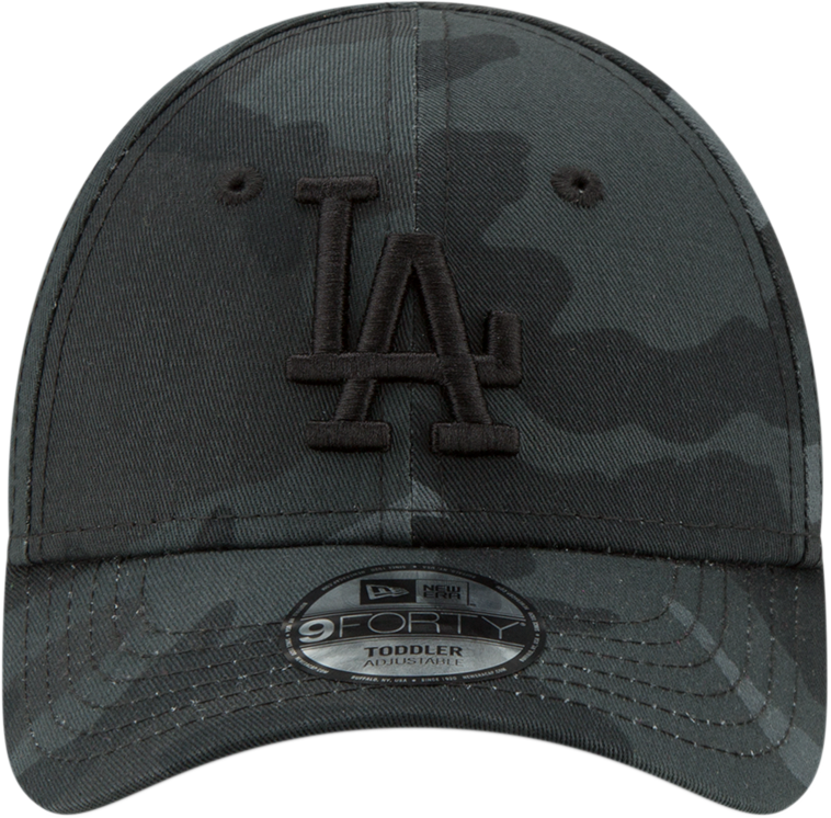 La Dodgers New Era Kids 940 Camo Fabric Baseball Cap - Baseball Cap (758x746), Png Download