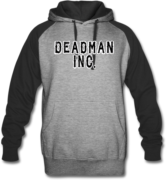 The Undertaker Authentic Merchandise - Gray Hoodie With Black Sleeves (650x650), Png Download