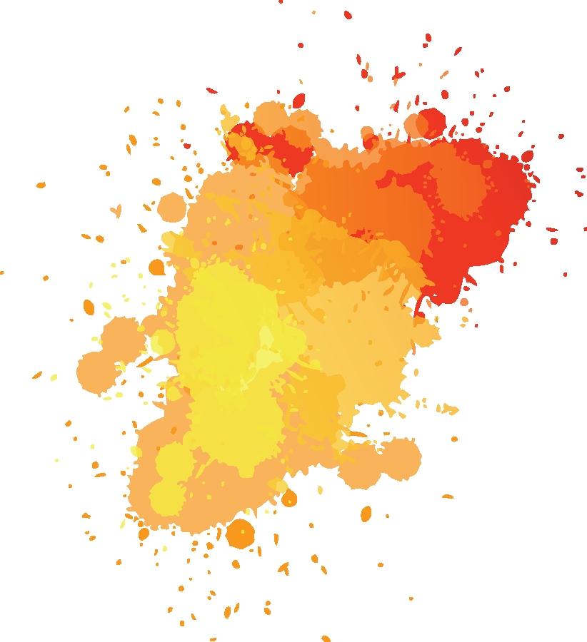 Yellow Splash Brush - Percikan Tinta (822x900), Png Download