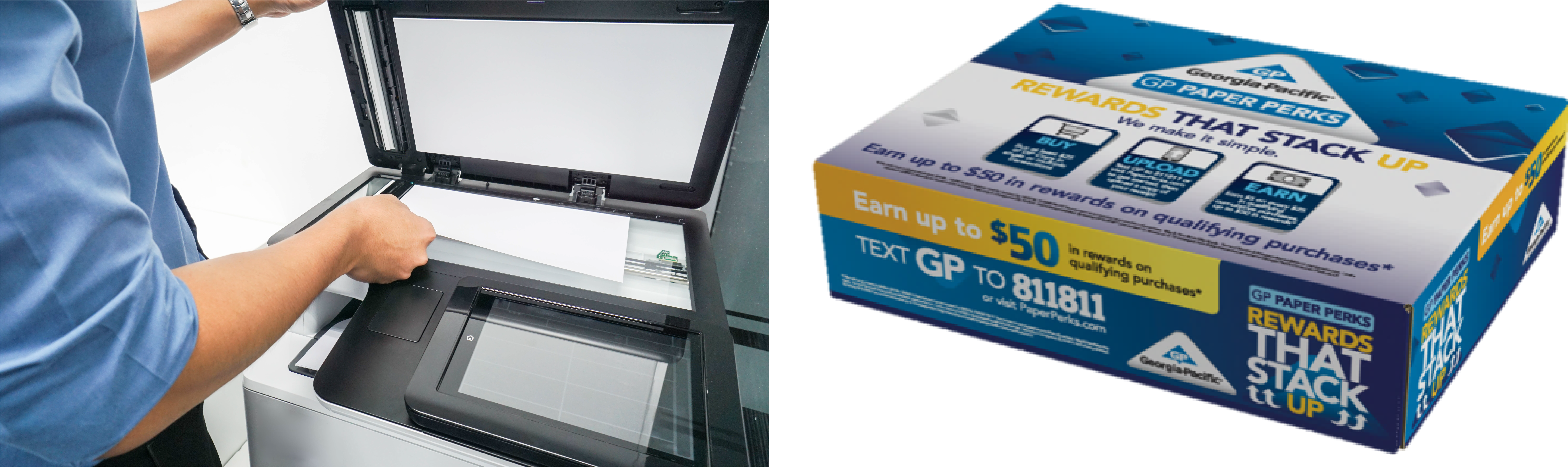 Customize Their Copy Paper Packaging - Box (7227x2155), Png Download