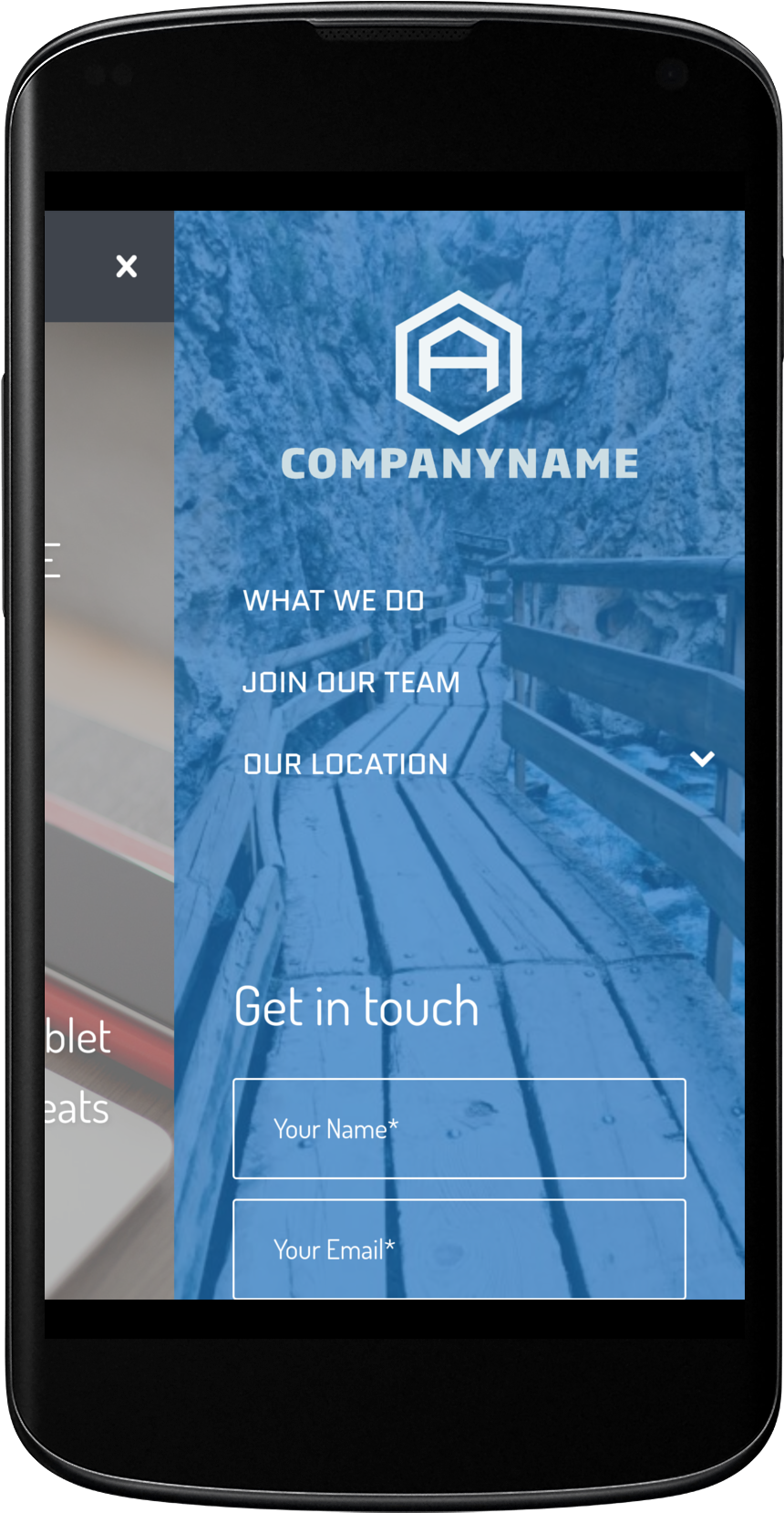 Right Menu Demo - Samsung Galaxy (2000x2000), Png Download