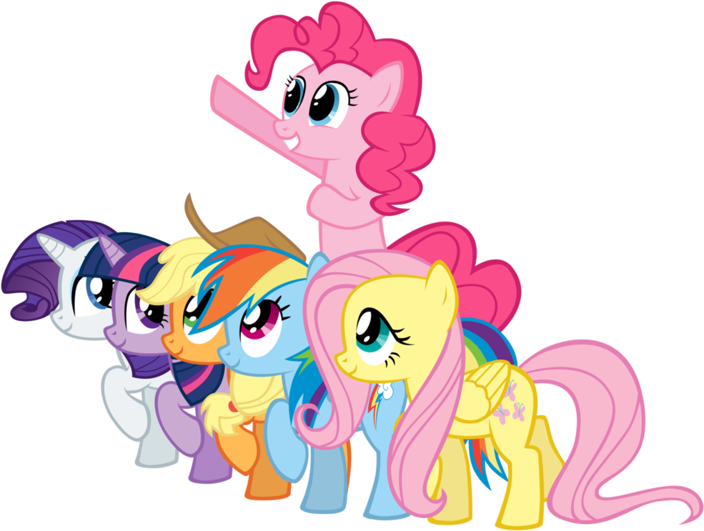 Discovery Kids Personagens Png - Pinkie Pie Smile Mane 6 (1047x764), Png Download