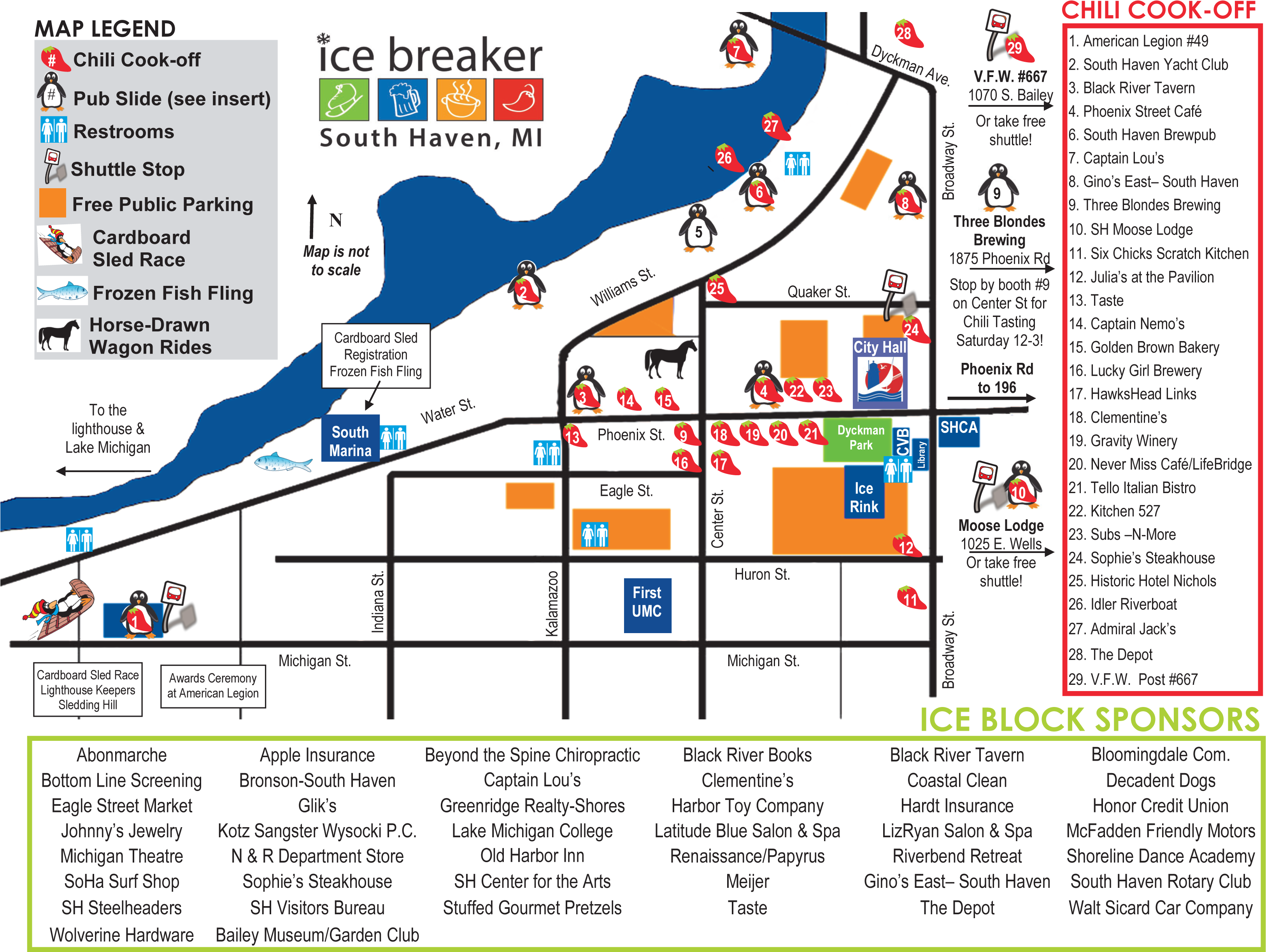 Ice Breaker Brochure Map - Map (3300x2481), Png Download
