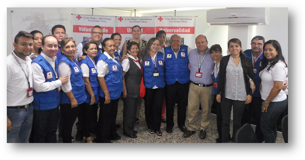 La Cruz Roja Colombiana, Con La Coordinación De La - Cruz Roja Colombiana Seccional Meta (985x518), Png Download