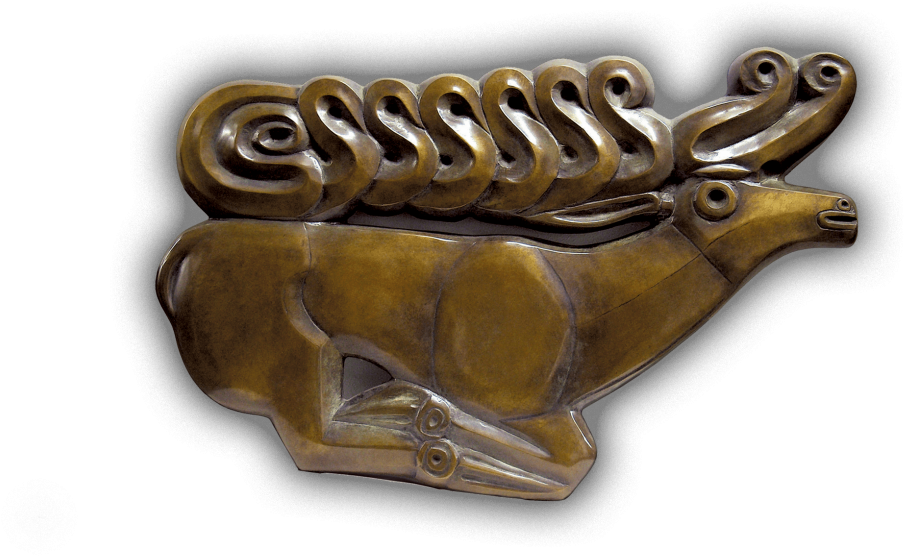 Home - Bronze Sculpture (1024x588), Png Download