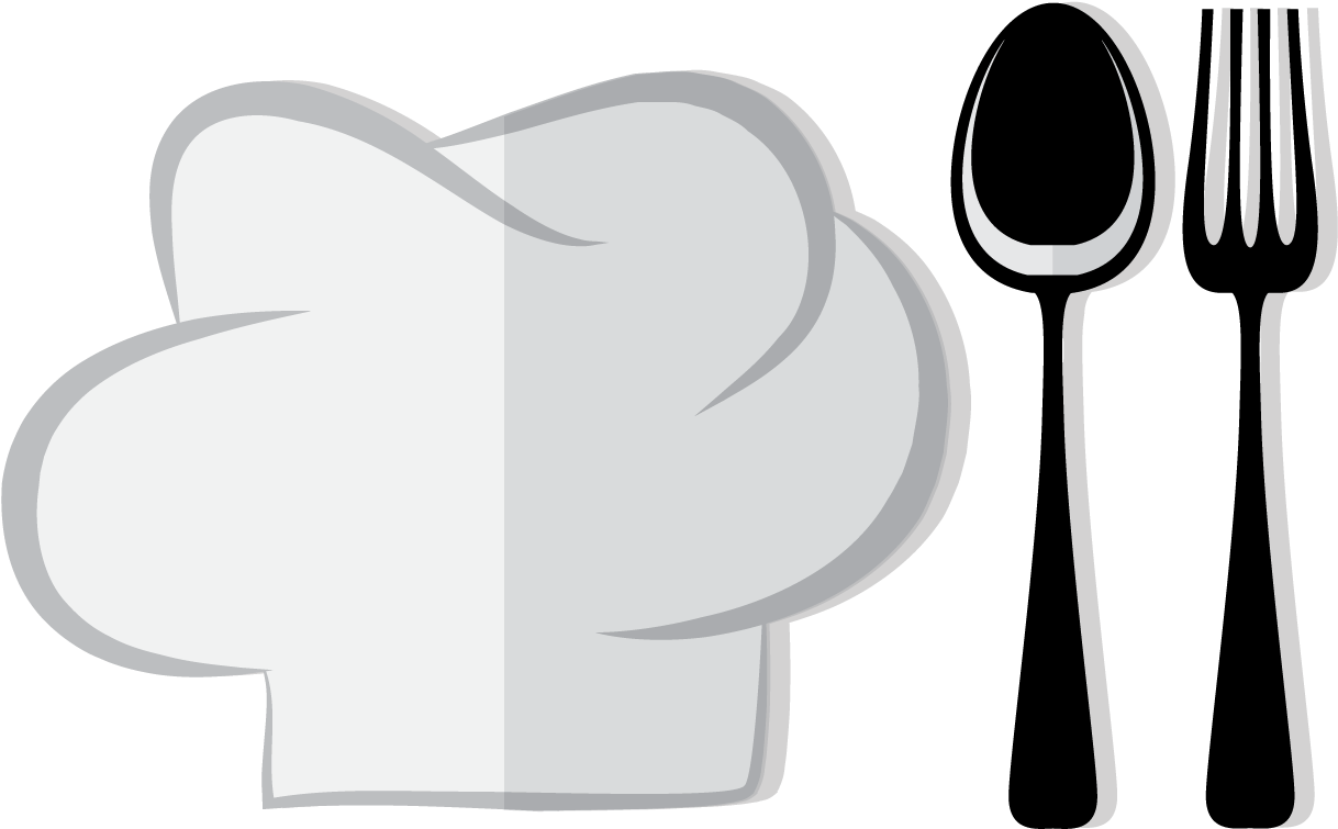 Vector Chef Hat - Colher E Garfo Png (1872x1393), Png Download