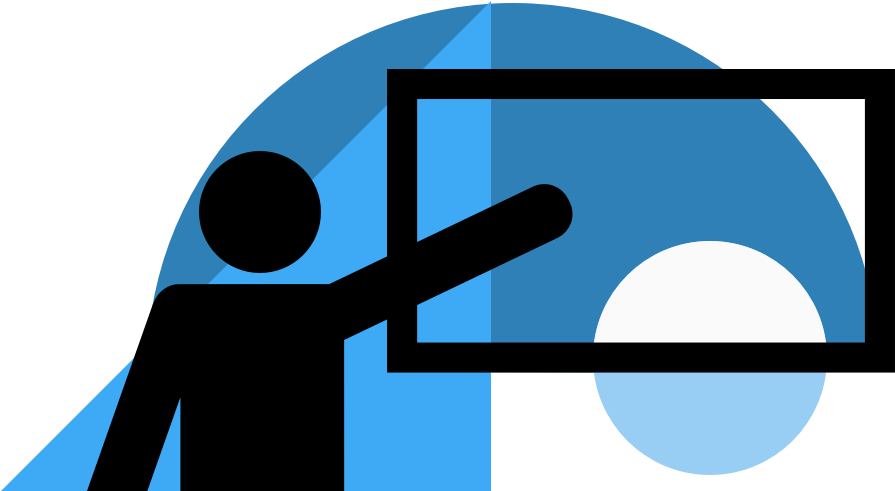 Educators Illustration - Icon Student Presentation (940x600), Png Download