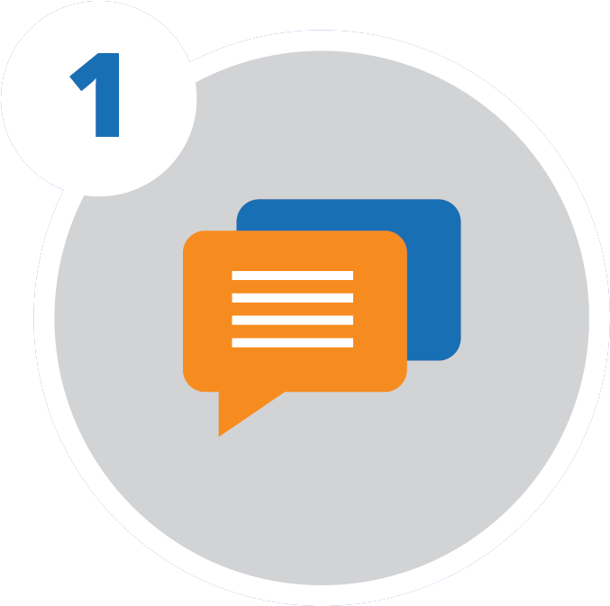 Dialogue And Discovery Icon - Circle (695x698), Png Download