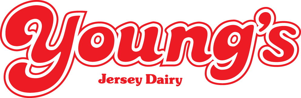 Youngs-logo - Young's Jersey Dairy Logo (992x324), Png Download