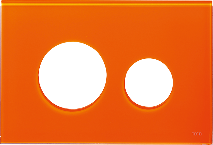 Control Button Tece Loop Glass, Orange - Circle (709x484), Png Download