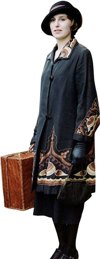 Downton Abbey's Laura Carmichael On Edith's Missing - Garment Bag (1420x946), Png Download