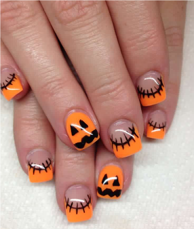 Nail Art Design Ideas For Halloween - Halloween Nail Art (1024x768), Png Download