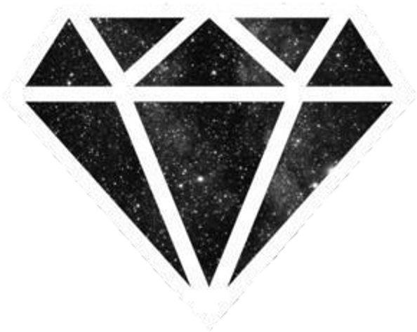 Galaxy Diamond Tumblr Transparent - Jewel Gem (1024x1485), Png Download