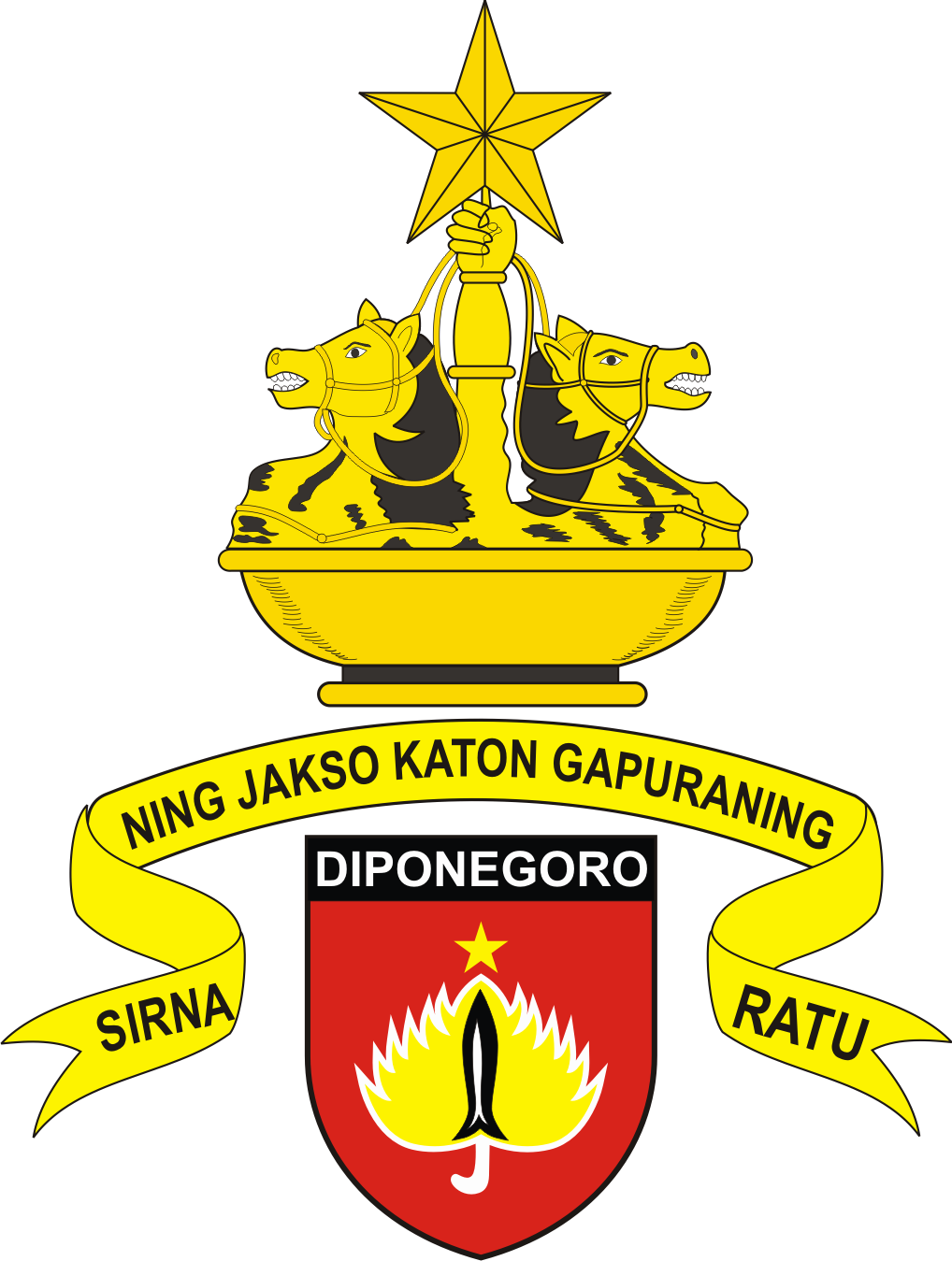 Diponegoro Png - Kodam Iv/diponegoro (1018x1349), Png Download