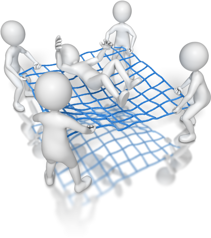 Guardianship Company - Moving Teamwork Stick Figures (750x800), Png Download