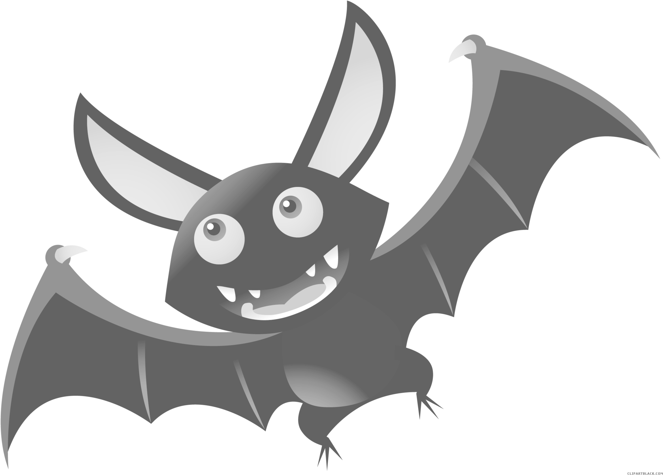 Animal Clipart Bat - Bat Halloween Clip Art (2350x1672), Png Download