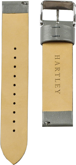 Hartley Grey Leather Strap - Strap (652x800), Png Download