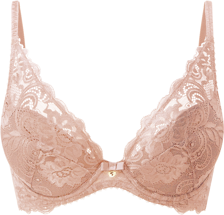 Gypsy High Apex Plunge Caramel - Lace Plunge Bra High Apex (800x1000), Png Download