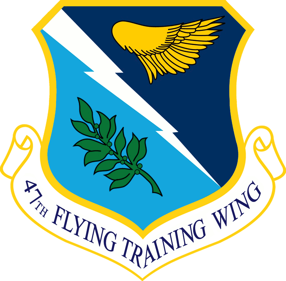 The 47th Flying Training Wing Is A United States Air - 47th Flying Training Wing (989x973), Png Download