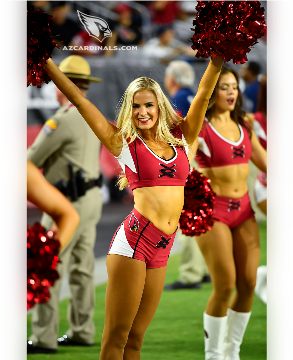 Images Of The Cardinals Cheerleaders During The Second - Pom-pom (1280x720), Png Download