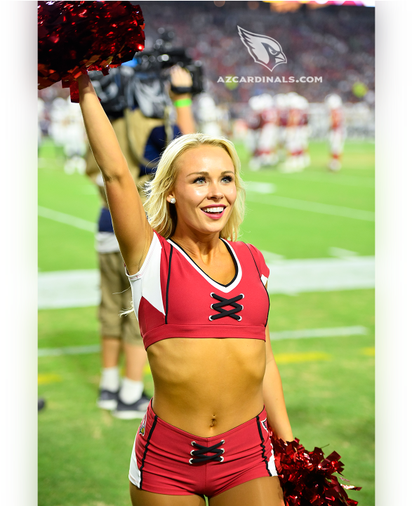 Images Of The Cardinals Cheerleaders During The Second - Pom-pom (1280x720), Png Download