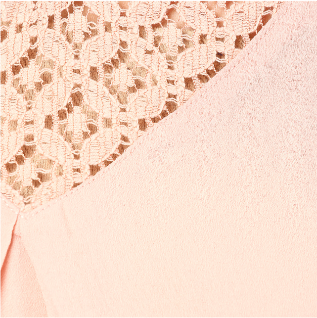 Women Top With Lace Yoke - Crochet (640x960), Png Download