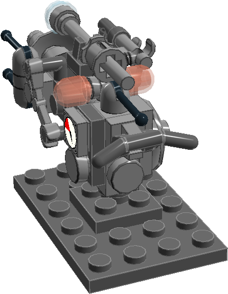 Super Space Gun 1 - Construction Set Toy (1126x576), Png Download