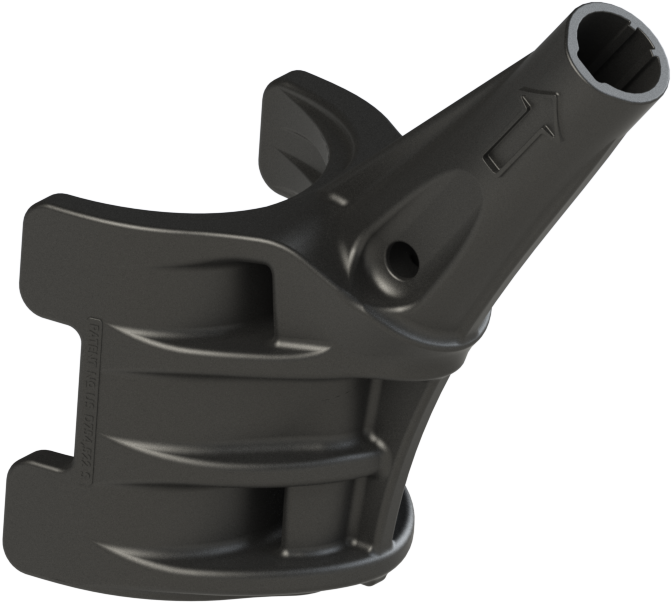 Push Button Light Pole Bracket Usrplbbkcpb-n1 - Handgun Holster (1200x1200), Png Download
