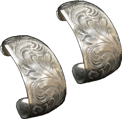 Vendor-unknown Final Sale New To Sale Hand Engraved - Earrings (600x600), Png Download