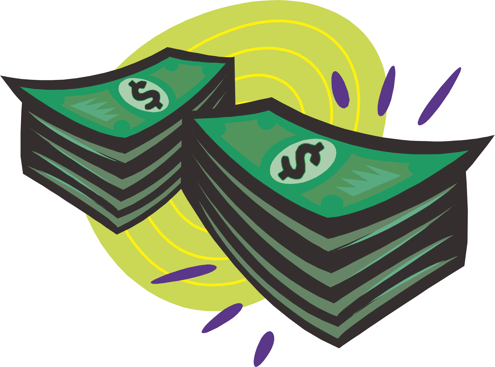 Download Cash Money Clip Art - Animated Money Stacks | Transparent PNG ...